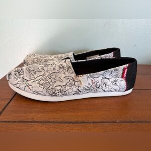Toms X Marvel Comics Women’s Graphic Comic Book Art Alpargatas Slip Ons Size 7